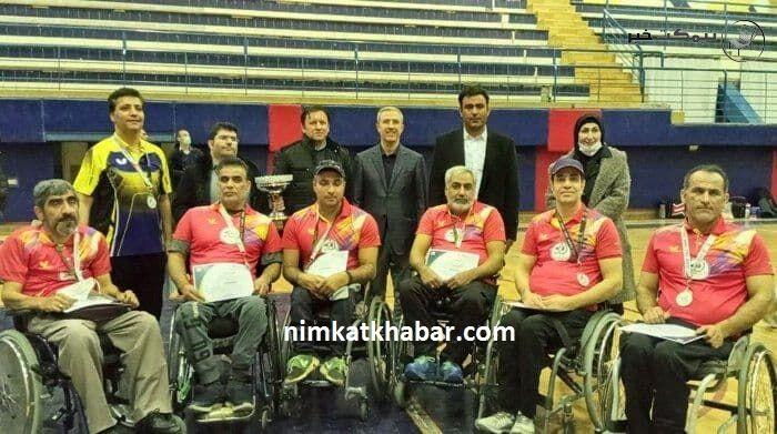 قهرمان تنیس روی میز معلولین و جانبازان از مقامات خوزستان میباشد