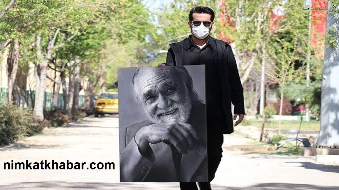 خاکسپاری مرحوم حسین ملکی هنرمند فقید ایرانی امروز انجام گرفت