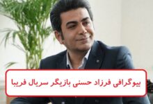 بیوگرافی فرزاد حسنی بازیگر سریال جدید فریبا