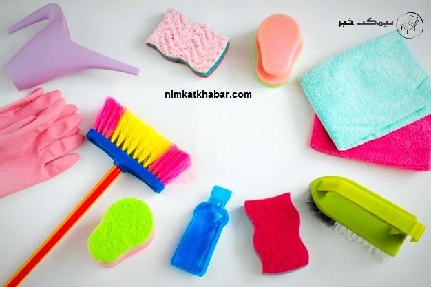 اولویت بندی تمیزکردن وسایل منزل به صورت روزانه و اهمیت انجام این کار