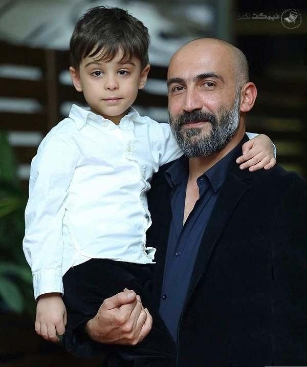 هادی حجازی و پسرش 