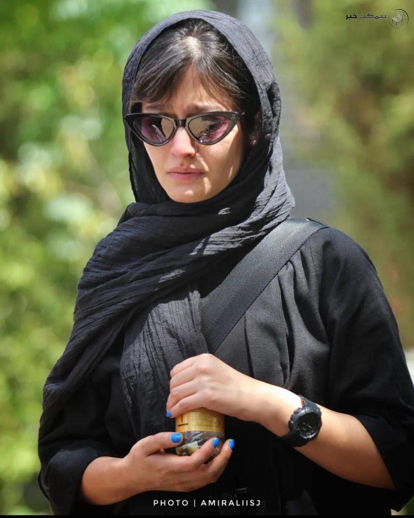 گریه پردیس احمدیه برای رضا حداد