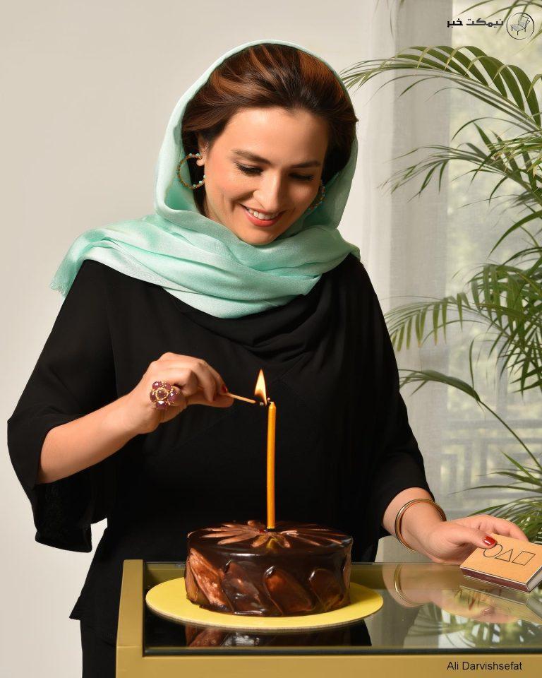 تولده بسیار ساده بازیگر سینما گلاره عباسی