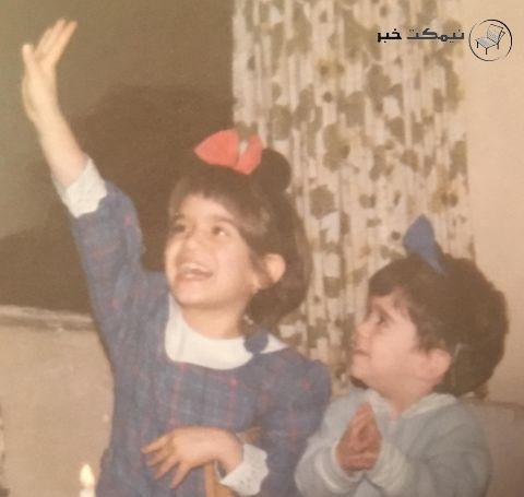عکس کودکی خسرو و ستاره پسیانی