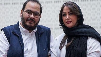 اشک های غزل بدیعی همسر رضا داوود نژاد در مراسم تشییع
