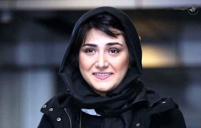 عکس باران کوثری با یک خالکوبی خاص مربوط به گریم فیلم چرا گریه نمی‌کنی ؟