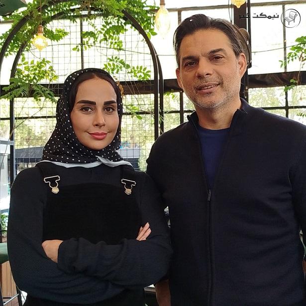بیتا عالمی و پیمان معادی در پشت صحنه ازازیل بیتا عالمی و پیمان معادی در پشت صحنه ازازیل