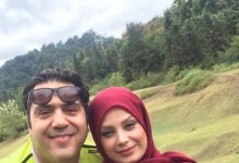 عکس مانی رهنما و همسرش