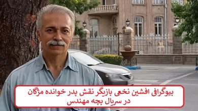 بیوگرافی افشین نخعی بازیگر