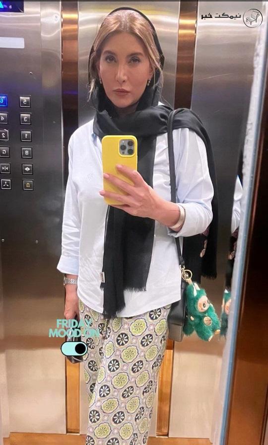 استایل فریبا نادری با عروسک لبوبو استایل فریبا نادری با عروسک لبوبو