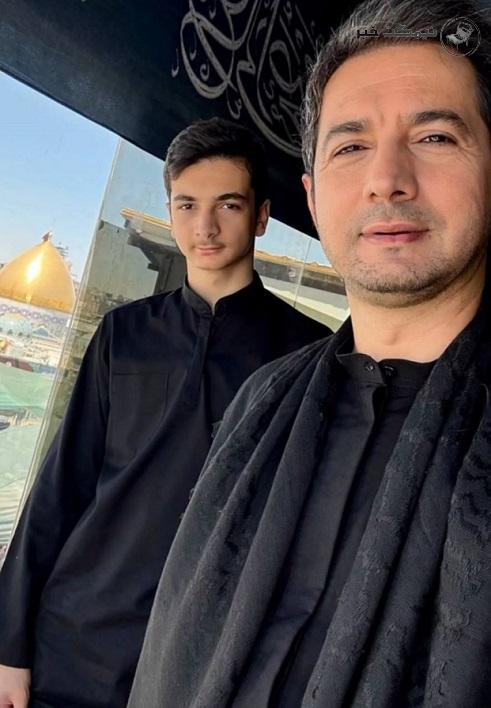 عکس نجم‌ الدین شریعتی و پسرش با شباهتی باورنکردنی