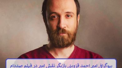 بیوگرافی امیر احمد قزوینی بازیگر