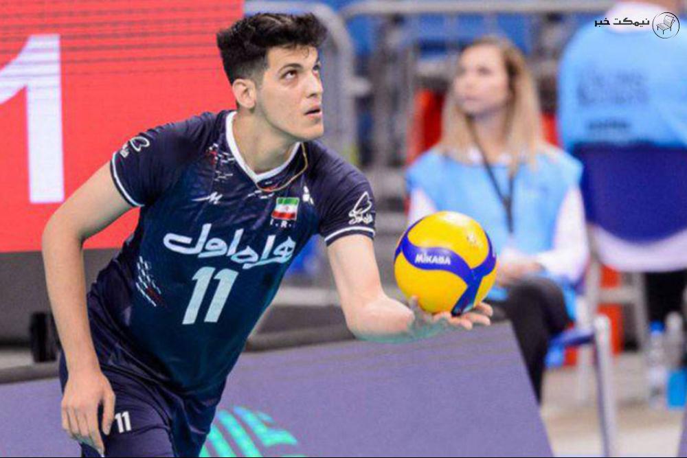 کما رفتن صابر کاظمی ستاره جوان تیم ملی والیبال