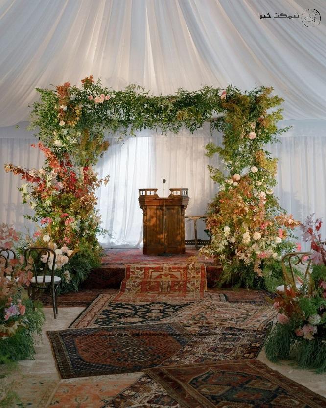 مراسم ازدواج سلنا گومز و بنی بلانکو با تم ایرانی مراسم ازدواج سلنا گومز و بنی بلانکو با تم ایرانی