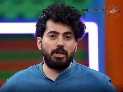  پریدن مجری مسابقه اعجوبه ها در استخر