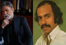 مرتضی عقیلی در کنار نوه اش دیاکو