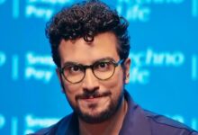 فیلم حضور امیرحسین قیاسی و همسرش در مراسم حافظ