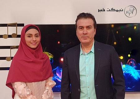 عکس مریم ماهور در کنار  رحیم شهریاری