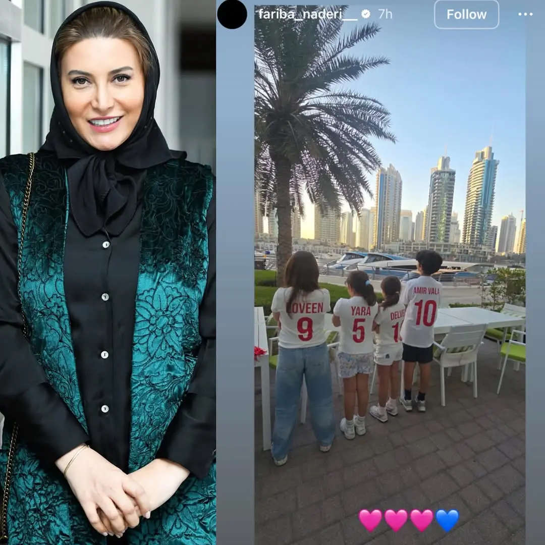 مهاجرت فریبا نادری به دبی