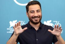 فیلم توضیحات نوید محمدزاده درباره پوشیدن لباس پرچم فلسطین توضیحات نوید محمدزاده درباره پوشیدن لباس پرچم فلسطین