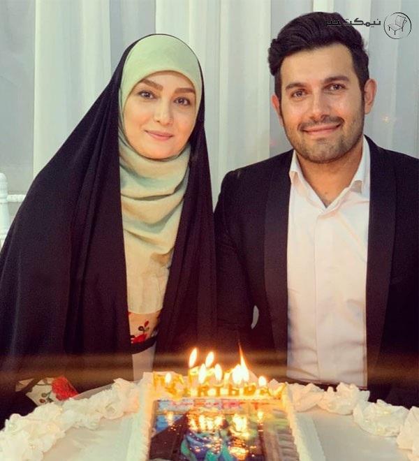 عکس جشن تولد مژده خنجری مجری صداوسیما